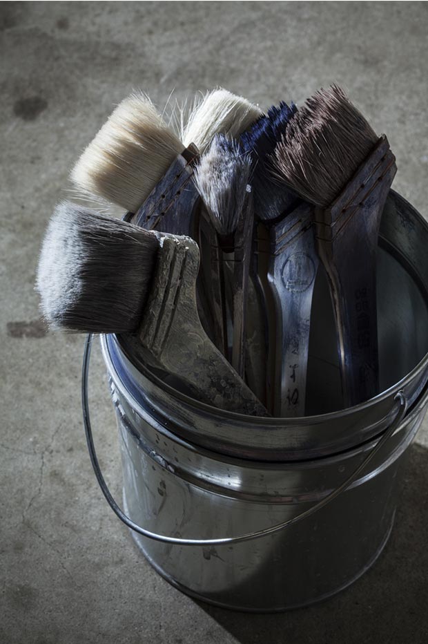 塗装現場の写真